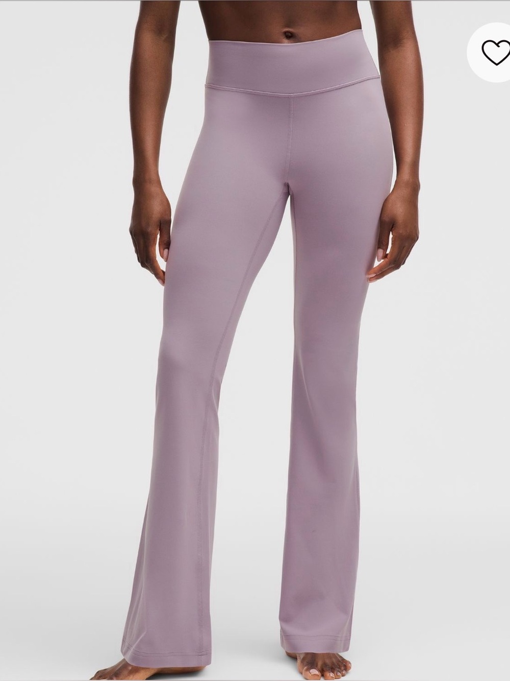 Lululemon groove flared  pants size 4 regular light purple